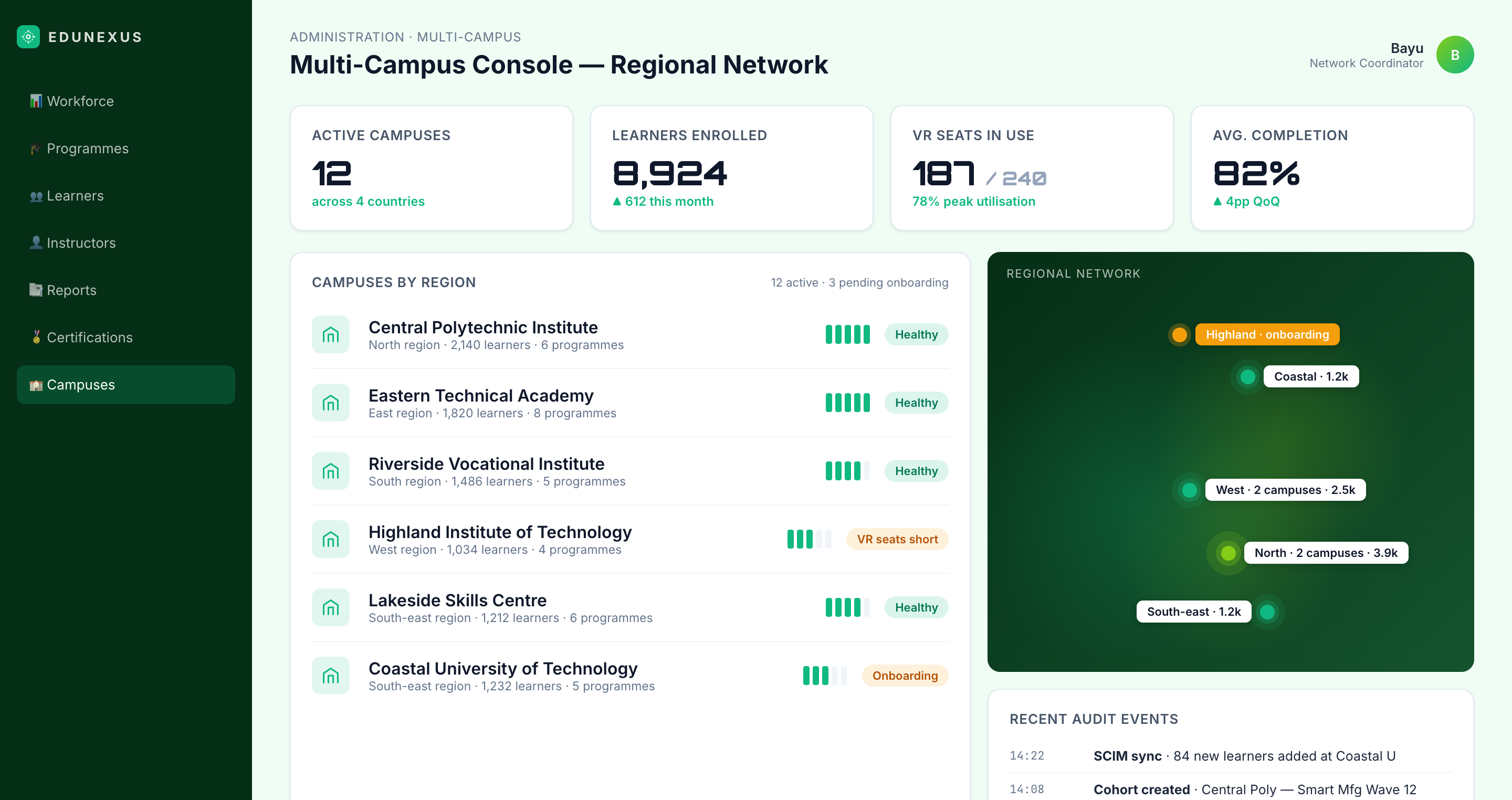 Multi-Campus Administration